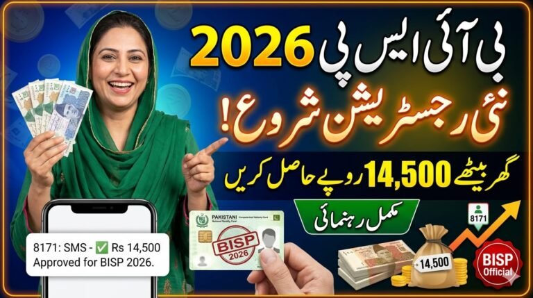 BISP 2026 Registration Guide – Apply for Benazir Income Support Program 14,500, geomuz47