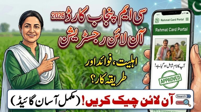 CM Punjab Rehmat Card 2026: Apply Online | Bewa Sahara Card Punjab Registration, geomuz47