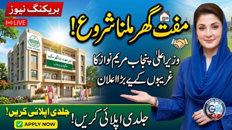 How To Apply for the Apni Chat Apna Ghar Program – Free Ghar Scheme Apply Online 2026, geo muz 47