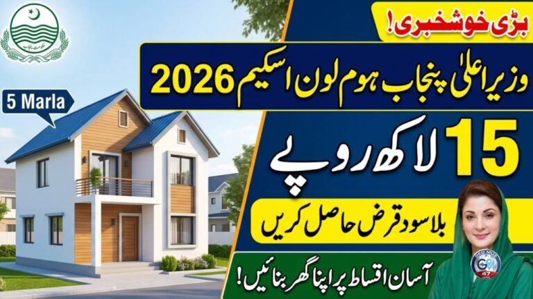 CM Punjab Home Loan Scheme 2026 – Get a Rs. 15 Lakh Interest-Free Home Loan, geo muz 47